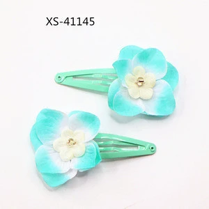 Hot selling fancy baby hair bows clips children cute hairpins for girls hair accessories