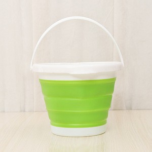 Hot Selling Large environmentally Reusable Silicone Folding Bucket Outdoor Silicone Fishing Fish Barrel