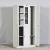 Hot selling office storage clothes locker 5 glass door durable steel almirah Office Cabinet