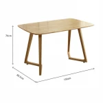 hot selling wood japanese table home accents minimalistic furniture kitchen table dinning