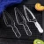 Import Hot Wholesale PS 21.5cm transparent disposable cake plastic knife flatware set from China
