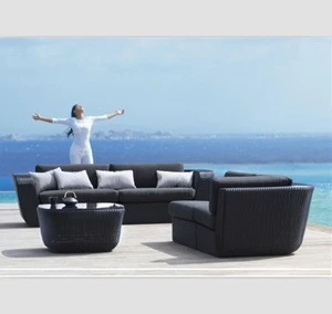Hotel furniture set synthetic rattan sofa outdoor garden sofas