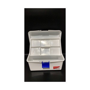household portable Healthy material double layer medicine plastic storage box