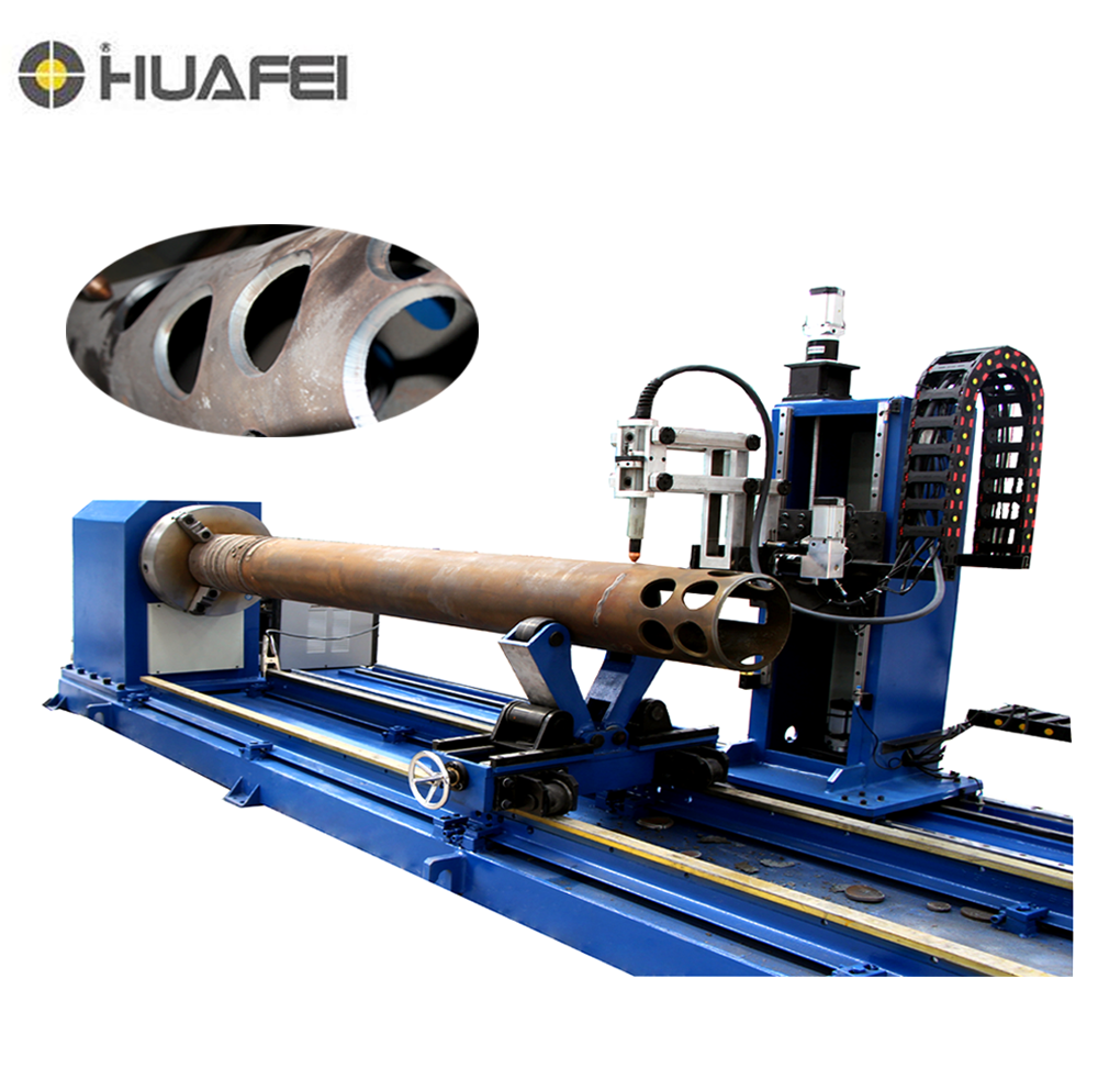 Huafei metal pipe plasma cnc cutter