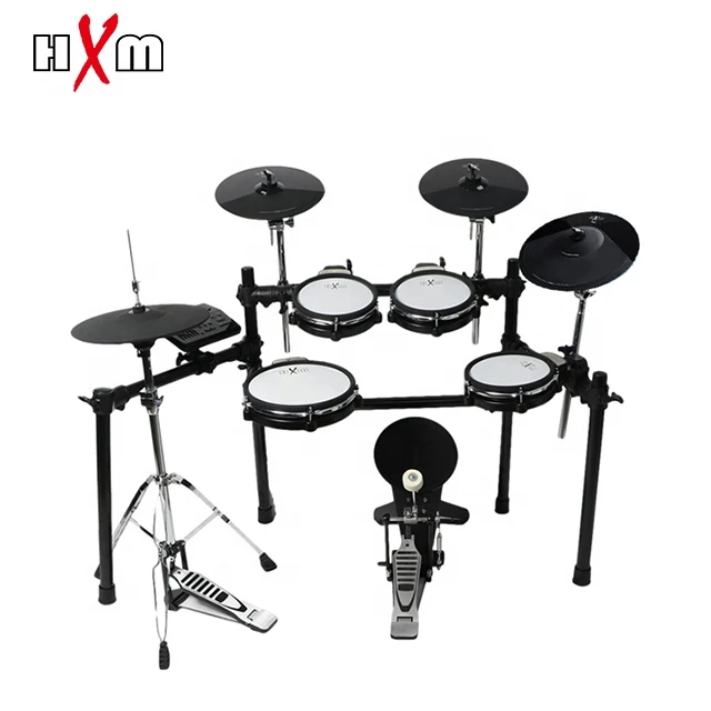 HXM XD450C 9 piece mesh drum pad digital drum kit electronic drum set