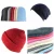Import HZM-16885013 autumn and winter new Korean version rabbit hair pure color warm wool sleeve cap beanie hat from China