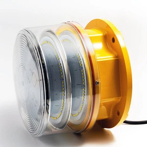 ICAO Certified Flashing White L865 2000cd-20000cd Infrared Type A medium intensity LED aviation light for tower crane