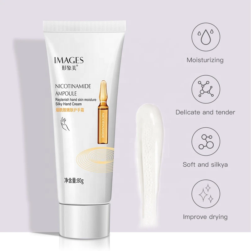 IMAGES replenish hand skin moisture silky cream nicotinamide ampoule care moisturizing hand cream