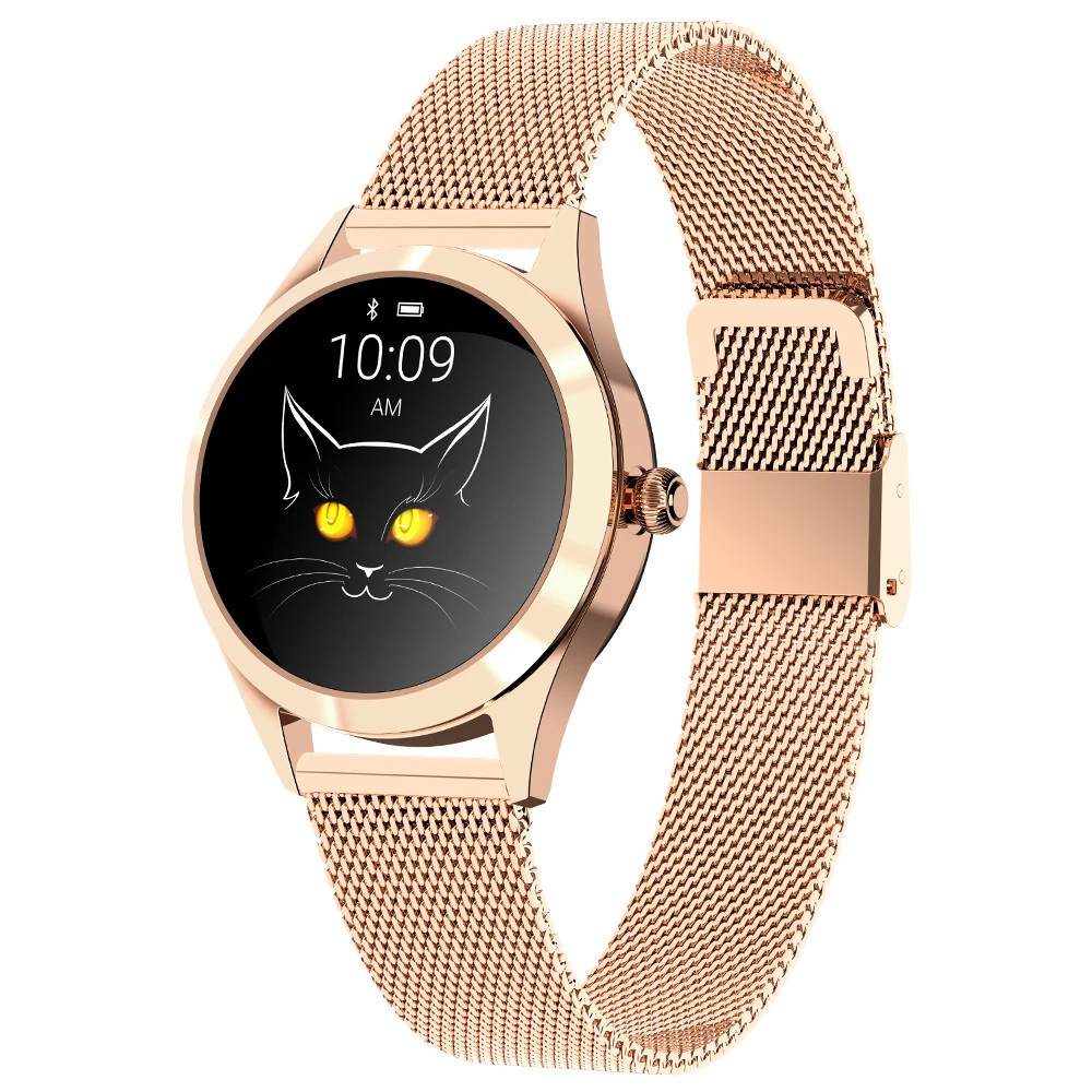In stock new lady smart watch bluetooth fitness wrist watch support heart rate, steps calculation, sleep tracker