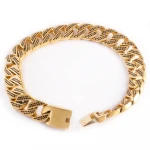 Individual hip-hop hipness card buckle chain titanium steel bracelet contracted bracelet hand ornaments
