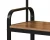 Import Industrial style furniture metal frame coat rack with wooden shoe bench hall tree from China