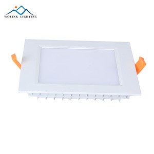 Ip44 square Warm White ultra slim ceiling Aluminum 3w 6w 9w 12w 18w led panel light