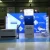 Import IZEXPO 30mins quick build backlit led lighting aluminum booth other trade show equipment from China