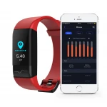 J-Style 1790 New fitness band PPG ECG smart watch with ecg electrocardiograph display holter heart rate monitor blood pressure