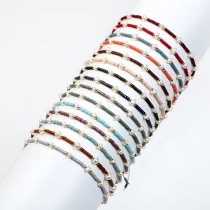 Japan Miyuki beads hand woven freshwater pearl bracelet women Bohemian Style Bracelet wholesale