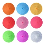 Japanese Bamboo Ceiling Decoration Umbrellas Craft Chinese Dance Props Parasols Handmade Silk Umbrella