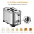 Import JASUN  Stainless Steel Double-Slot Toaster/stocked in USA from China