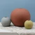 Import JD-N114 ball vase New style geometric ceramic art Spherical simple home decoration ceramic vase ornaments from China
