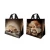 Import Jumbo Size custom long handle shopping tote rpet cloth grocery bags from China