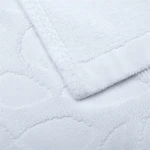Juntu supplier 100% cotton hotel bath towels, luxury white towel hotel