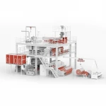 KH S 3200MM 4800MM pp spunbond nonwoven fabric production line for Sanitary Towel