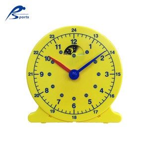 Kids Educational toy plastic Moon Sun Clock Large 24hr size 30cm math toy learning resources teaching aids