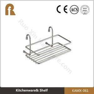 Kitchen stainless steel bathroom corner shelf shower caddy