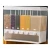 Import Kitchen Wall-Mounted Clear Plastic Storage Box PP Material Cereal Dispenser Dry Food Whole Grain Rice Bucket Rice Storage Bin from China