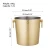 Import KLP MGolden 5L ice bucket with handle, stainless steel bucket, metal degree gold round ice bucket from China