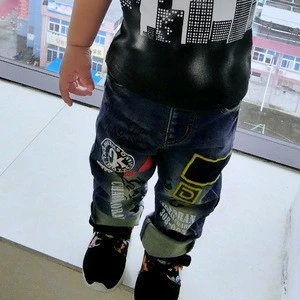 Korean Style Child Clothes New Design Brand Children Trousers Denim Jean
