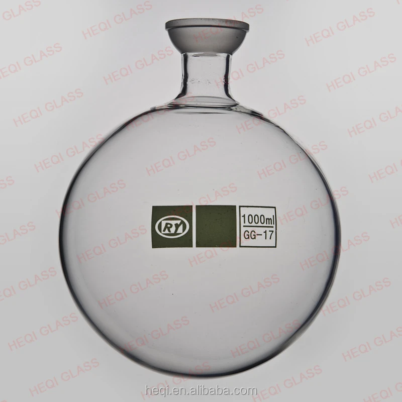 Lab glassware Boro 3.3 glass Round Bottom Flask with Ball-shape joints manufacturer
