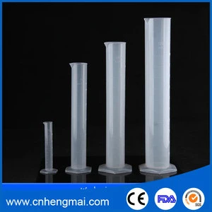 Laborotary Plastic Cylinder with Graduation PP Clear Measuring Cylinder 25ML 50ML 100ML