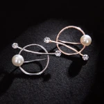 Ladies Brooch Pin Fashion Dress Coat Accessories Cute Jewelry Diamond Retro safety pin jewelry