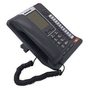 Landline Phone Corded Home/Office / Hospital Desktop Telephone Backlight Display Caller ID Black Telephones Set