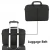 Import Laptop Bag 15.6 Inch Briefcase Shoulder Messenger Bag Water Repellent Laptop Bag from China