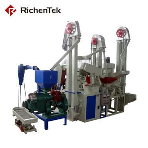 Large Capacity Rice Mill Plant/rice Mill With Polishing Effect Rice Mill With Rubber Roller