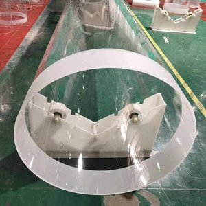 Large Diameter Transparent Quartz Glass Tube