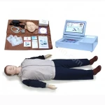 Large screen LCD senior computer CPR medical training manikin