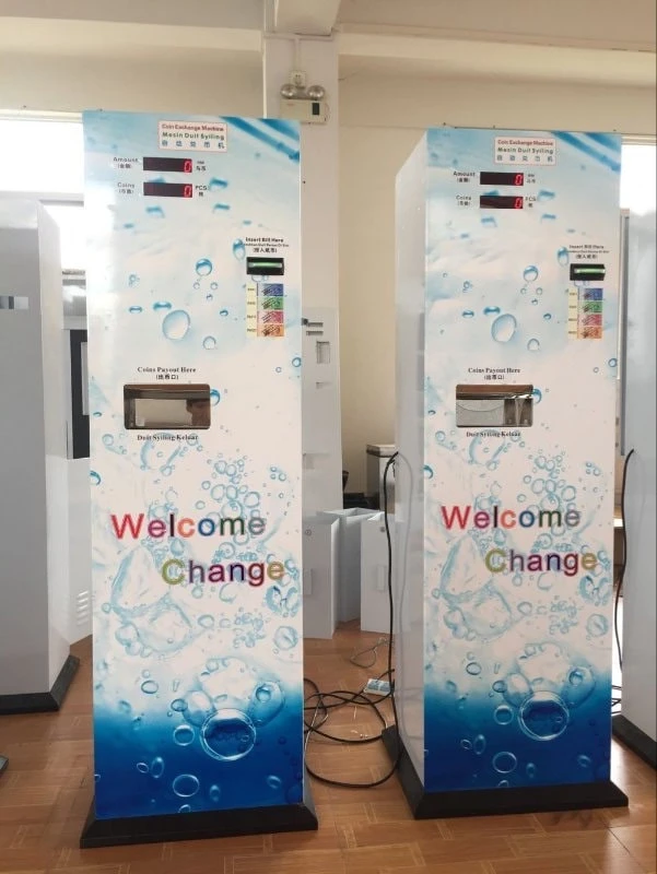 Laundromat card vending machine