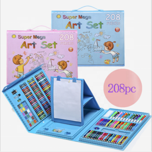 Lawin Children&#39;s Toys Art 208 Pieces Painting Set With Drawing Board