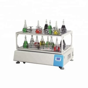 LCD Screen Stainless Steel Horizontal Lab Orbital Shaker With Flask clamp or Test tube rack