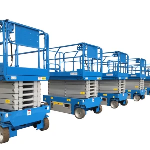 Leased DC Electric Motor Drive Self Propelled Low Profile Scissor Lift