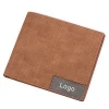 Leather Slim RFID Blocking Wallets for Men Custom LOGO Human Leather Wallet
