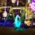 Import LED colorful swing light outdoor square park outdoor landscape light Event decor glowing plastic led patio swing from China