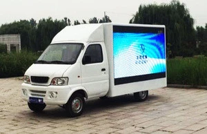 led screen ad advertising electric car
