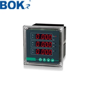 LED Three phase Digital current and voltage meter