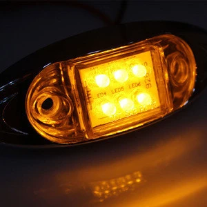 LED Trailer Truck Clearance Side Marker Lamp Lights