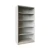 Import Library book shelf bookstore white bookcase movable steel book shelf from China
