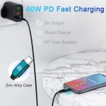 Lifetime Guarantee USB Type C Cable Fast Charger 60w 100W Mobile Phone Data Cable For Samsung S21 22 Xiaomi 11 12 Macbook pro