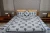 Import Light Gray Polydupion Floral Printed Double Bedspread With 4 Pillow Cover Bedding Set from India